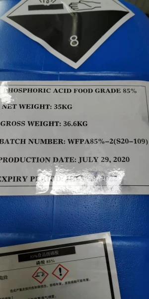 hot sale phosphoric acid 85% food grade