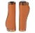 Import Hot sale soft comfortable vintage pu leather bicycle handlebar grips,lock-on bike handlebar grips from China