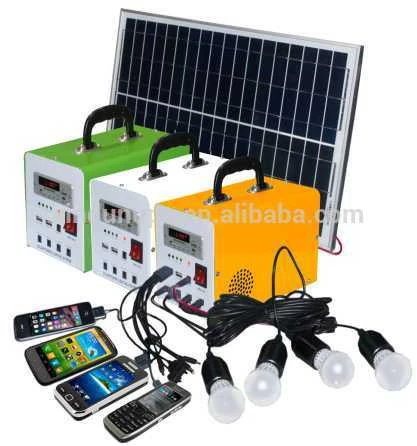 Hot selling 10W 20W 30W mini solar power lighting system / portable DC solar kits for home