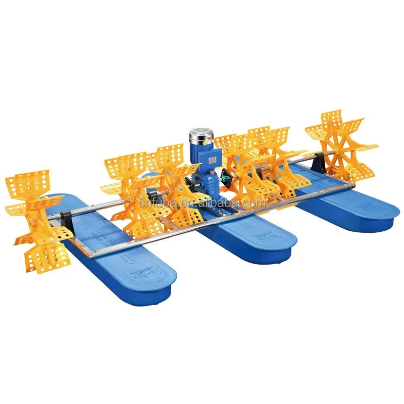Hot Selling 1.5kw Pond Aerator and Paddlewheel Aerator with 6 Wheels from China