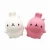 Hot selling Amazon mini mochi squishy slow rising  toys animals 3D cute pink rabbit squeeze toy