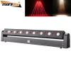 Hot selling DMX moving head red laser+Warm white strobe effect light disco dj laser lights