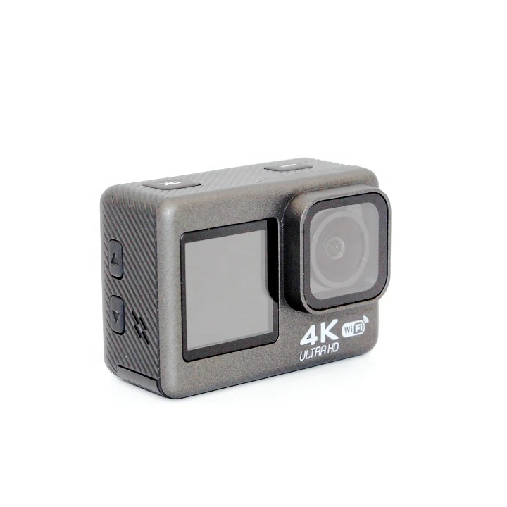 Hot selling dual color screen true 4K waterproof and anti-shake outdoor extreme sports ordinary home sports action  camera