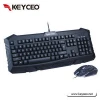 Hot selling keyboard mouse gaming combo with illuminated for gamers, mouse with 702IC