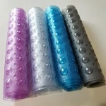 Hot selling phthalate free bathtub mat eco friendly bathroom shower rug non slip bath mat for shower