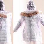 Hot selling portable customized logo promotion waterproof rain card raincoat poncho adult disposable