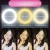 hot selling selfie ring light 64 LED Rechargeable MK01 Flash Selfie Light for mobile phone