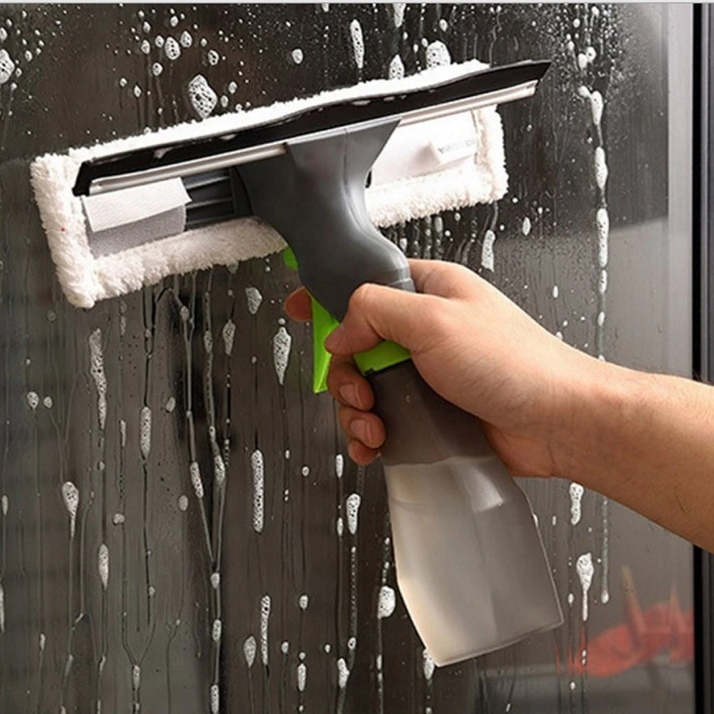 Hot Selling Wet and dry Microfiber Spray Cleaning Window Cleaner Squeegee