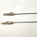 hot stainless steel metal card holder clip alligator clips