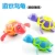 Import Hot ! Top selling in France wind up tin toys cartoon funny tortoise shaped kids bath toys baby eco bulk plastic animal toys from China