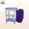 Hotel Linen Laundry Trolley Stainless Steel Laundry Trolley with Wheels