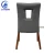 Import Hotel Wood Look Restaurant Metal Dining Chair from China