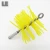 Import Household Stove Flue Pipe Rotary Broom Fireplace Cleaning Steel Wire Brush Supplies Equipment Functions Dryer Vent Cleaner Kit from China