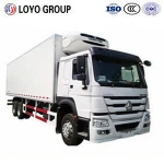 HOWO Refrigerator Truck 6X4 Food Meat Transportation Cooling Van Truck Freezer