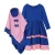 Import IHJ708 Girl  Muslim ethnic long-sleeved dress +  turban two-piece Islamic clothing from China