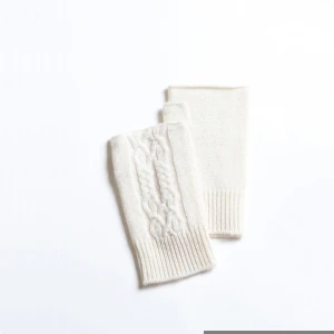 IMF 100% Pure Cashmere Glove Mitten Type Fingerless Gloves