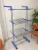 Import Indoor 3 tier laundry hanger stand hangering clothes dryer rolling garment rack from China