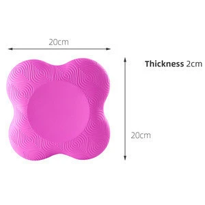 Indoor Sports Fitness Exercise Non-slip Yoga Knee Pad, PU Wrist Elbow Protect Joint Support Knee Pads Cushion Balance Yoga Mat