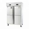 industrial stainless steel kitchen freezer hotel refrigerator