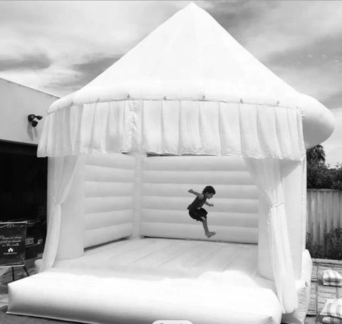 Inflatable Jump House Wedding Bouncy Castle With Slide Combo Party Rentals Inflatable Wedding Bounce House