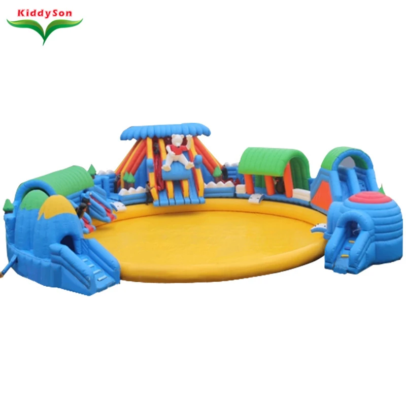 inflatable water park inflatable water toys for adults and kids with low price