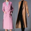 Inquiries For Free Samples China Low MOQ  Easy Woolen Winter Women Coat