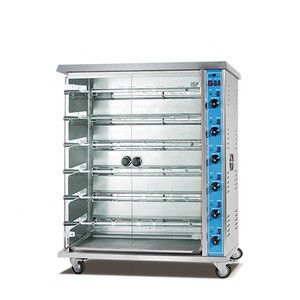 Internal Light Provides Clear View of Food Electric Rotisserie 9 rod