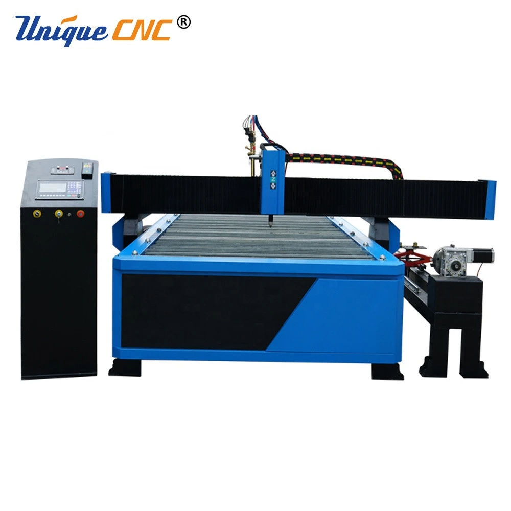 iron steel tube pipe cnc plasma cutting cutter machine with high speed and good price