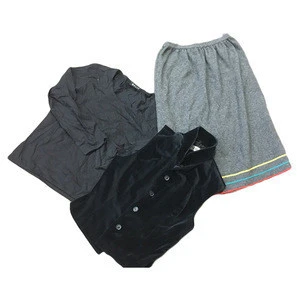 Japan used cheap wholesale imported famous brand black clothes