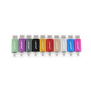JASTER Manufacturer recommended promotion 2 in 1 otg usb flash drive 4GB 8GB 16GB 32GB 64GB USB2.0 pendrive in low price