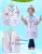 Import JHTL103 RDT Halloween Masquerade Childrens Day Kids Stage Performance Worker Nurse Fireman Clown Chef Indian Cosplay Costume from China