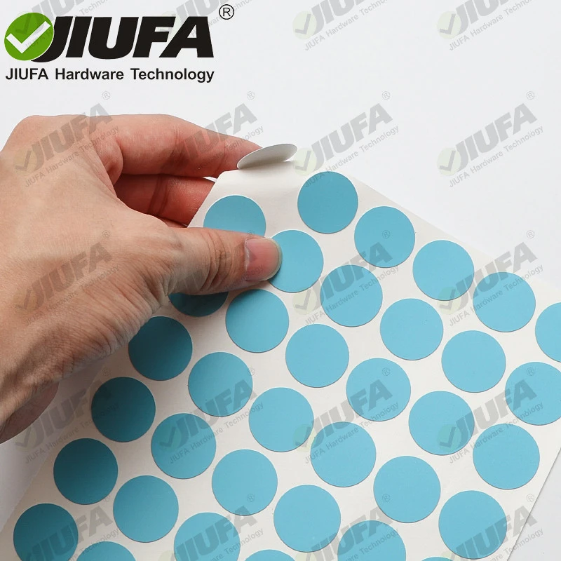 JIUFA Furniture Hardware Accessory Capfix Self Adhesive For Furniture Texture Sticker Cover Screw Holes Hundreds Color Option