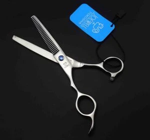JOEWELL 6.0/5.5 inch left hand  stainless steel hair cutting/thinning  scissors with 62HRC hardness 6CR hair scissors