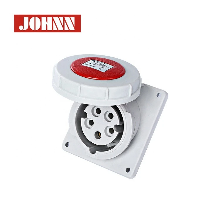 JOHNN Performance excellence IP67 400V 16A IP67 3P+N+E Industrial plug switch socket outdoor weatherproof