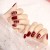 Import JP474 Artificial Fingernails Classic Plaid Design Bulk Nail Tips Fake Nails 24pcs from China