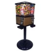 Jstory Vending 4 Head Metal Vending Machine for Candy Gumball Capsules Bouncy Ball Gold Black