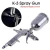 Import K3 Painting Atomizer Tool With Hopper For Painting Cars Pneumatic 0.5mm Nozzle 200cc Airbrush Sprayer Air Painter Spray Gun HVLP from China