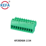 KEFA KF2EDGK-2.54 Terminal Block PA66plastic 2.54mm Pcb Pluggable Blocks Pcb Plug In Blocks