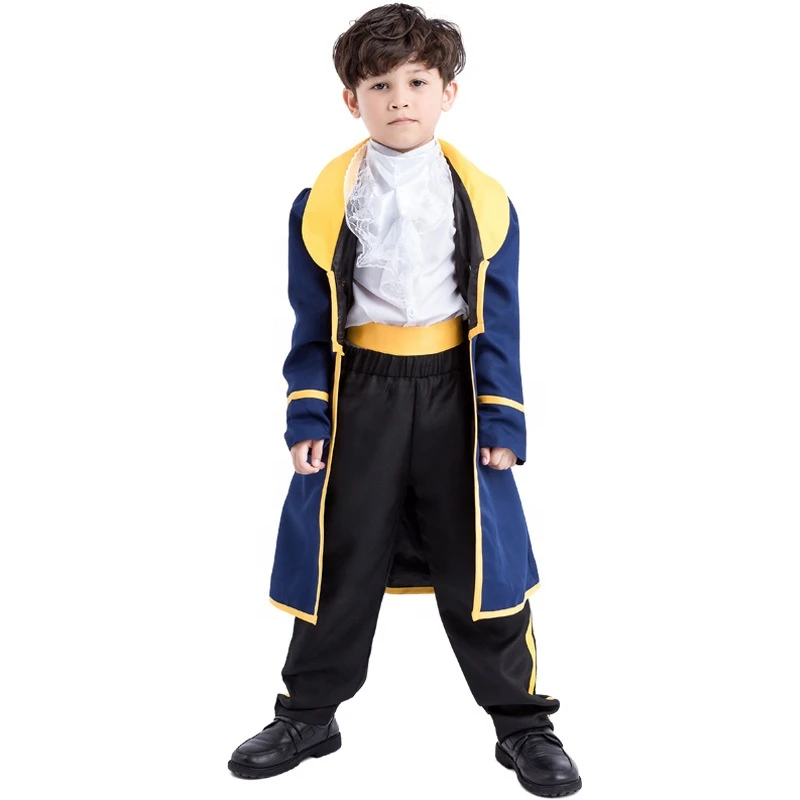 Kids Halloween Party Fancy Dress Up Kids Emperor Carnival Costumes Anime Cosplay King Prince Boys Costume Cosplay Suit