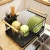 Import kitchen organizers Drain Rack Countertop Household Tableware Sink Drain Dish Rack Drying Storage kitchen things from China