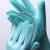 Import kitchen rubber gloves for cleaning dish washing scrubber heat resistant gloves silicone dish scrubber from China