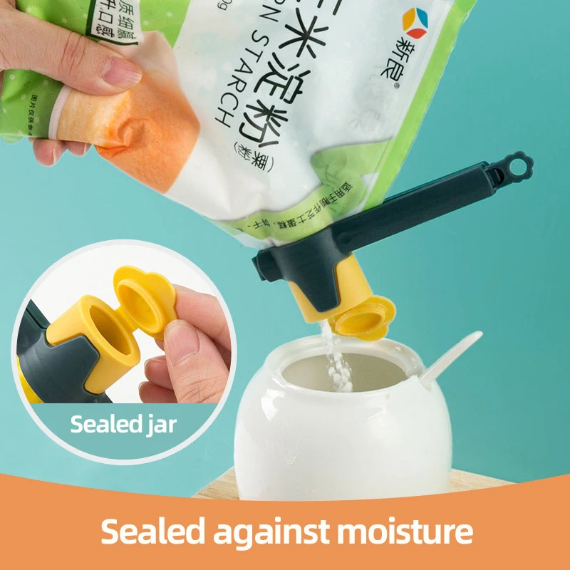 Kitchen tools Food Sealer plastic bag outlet mouth food moisture proof sealing clip outlet sealing clip