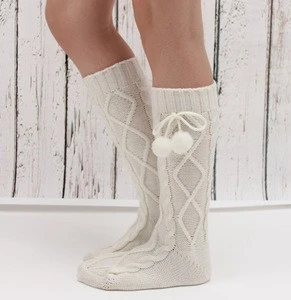 Knitted Leg Warmers for women - loom knitting women leg warmer, long knit leg warmers