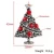 Import KQ021 Huilin Jewelry Multicolor Crystals Rhinestone Brooch Women Jewelry Christmas Tree Brooches Pins Christmas Gifts from China