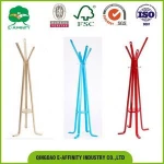 KS-13 top quality popular wooden coat clothing hanger rack