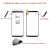 Import KULI lowest price 3D edge curved cover glass with OCA Touch Screen Digitizer vivo xplay6 mobile phone screen parts from China