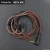 Import KZ Original Replacement Cable 4 Strands Oxygen Free Earphone Cable Brown Silver Plated Durable Headphone Cable A/B/C Pin for KZ from China
