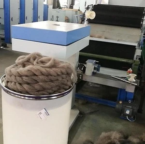 lab use small wool carding spinningmachine