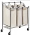 Import Large Stock Top Quality Daily Use Household Products Hotel Commercial 3 Sections Laundry Cart from China