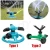 Import latest cloud garden tools garden base 360 degree rotating garden home plastic trigeminal automatic sprinkler from China